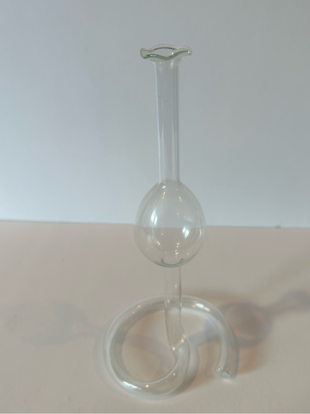 Vintage Glass Love Meter or Fortune Teller Device & Propagation Bud Vase